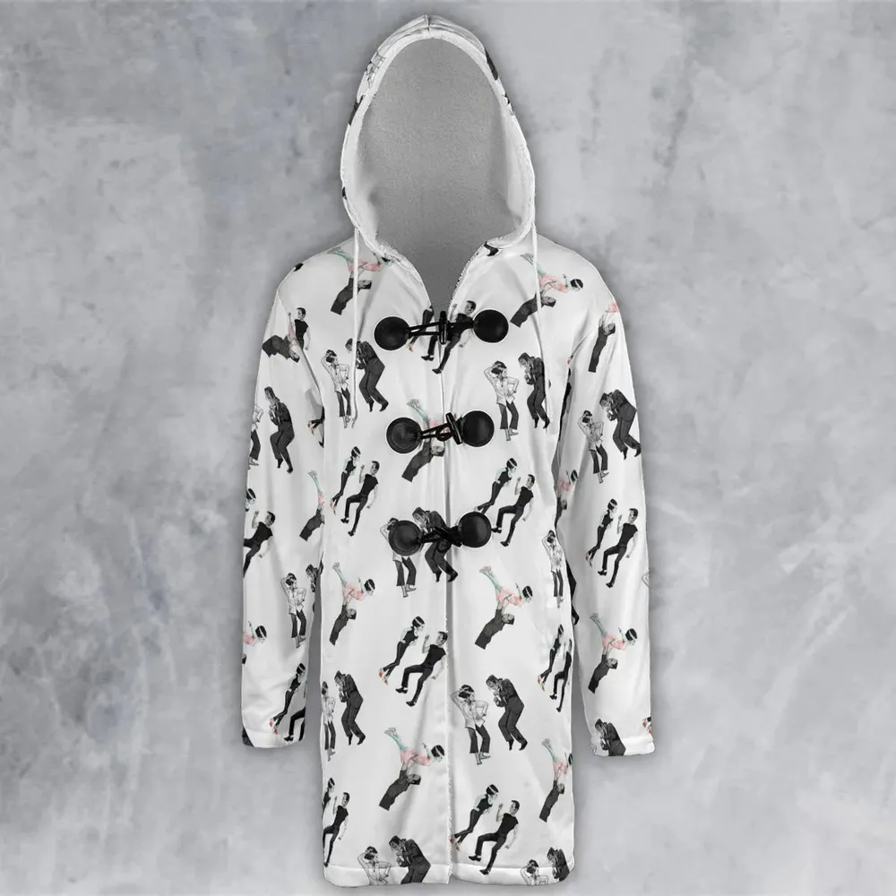 Frankenstein And Bride Movie Dance Scenes Hooded Cloak Coat - 2