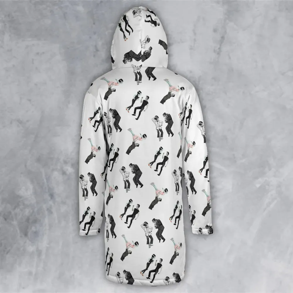 Frankenstein And Bride Movie Dance Scenes Hooded Cloak Coat - 3