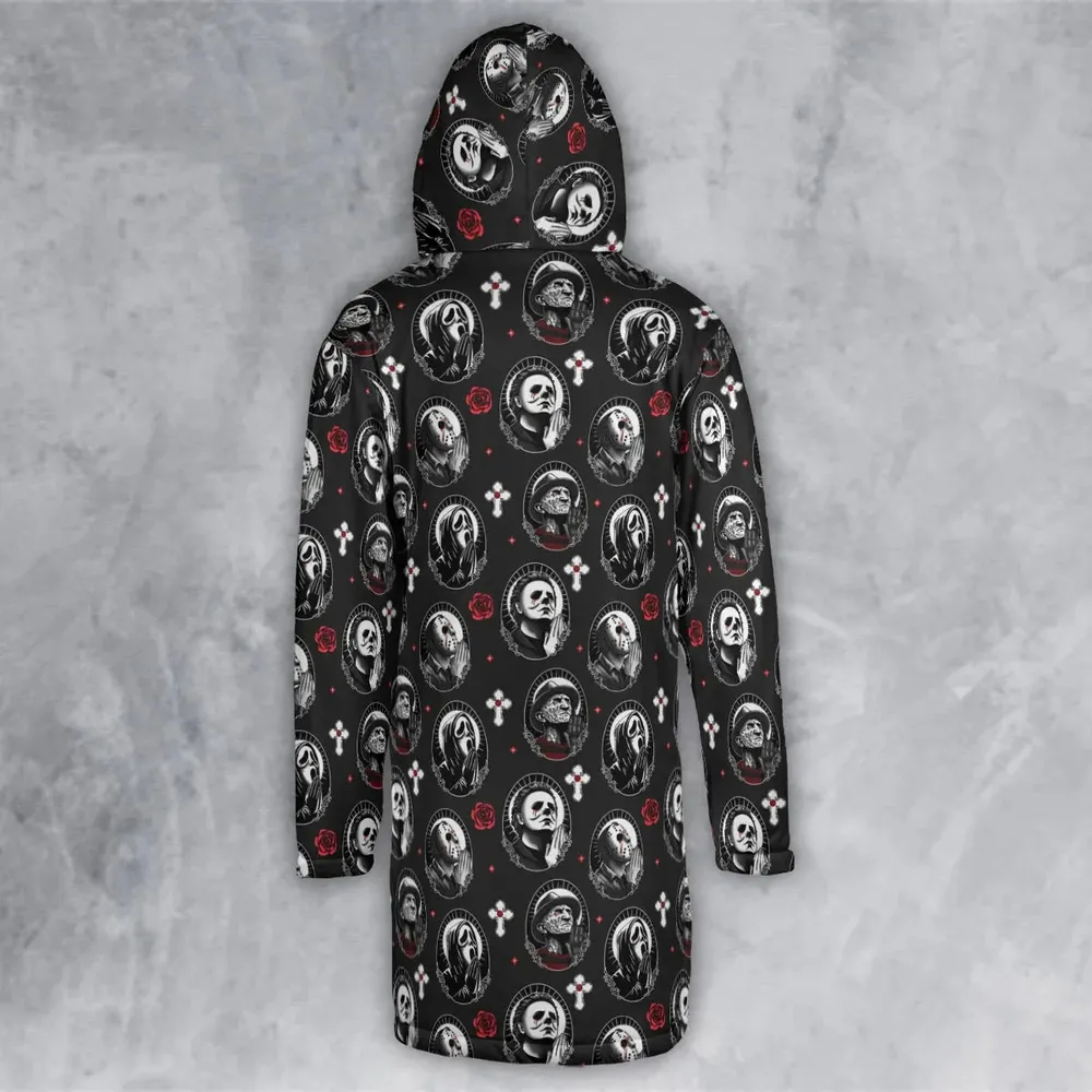 Horror Saints Hooded Cloak Coat - 3