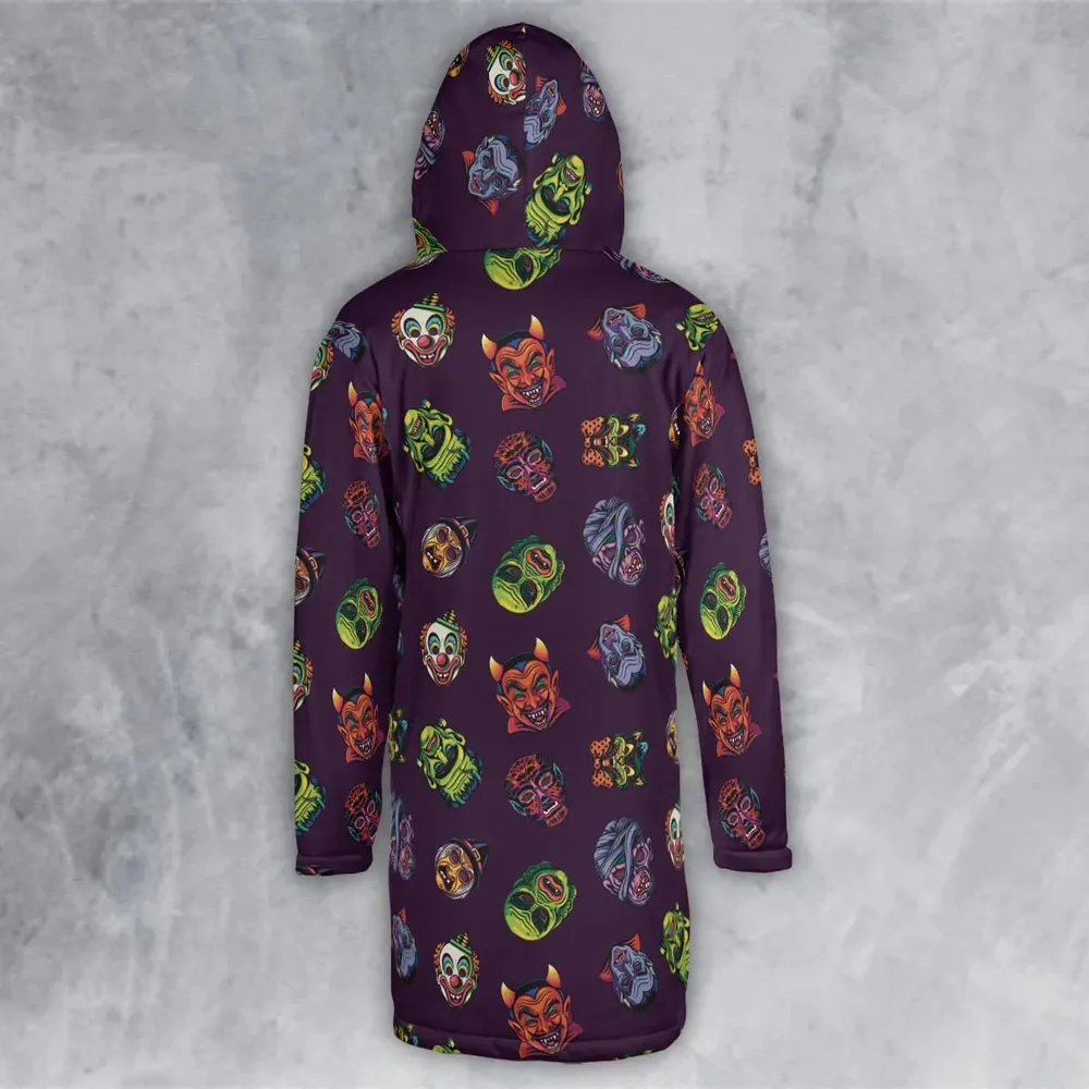 Beast Mode On Monster Masks Hooded Cloak Coat - 3
