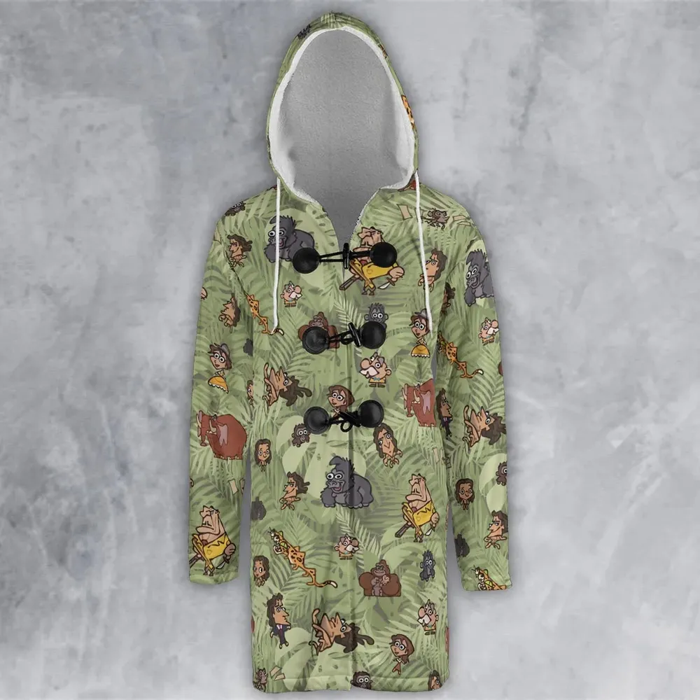 Tarzan Characters Hooded Cloak Coat - 2