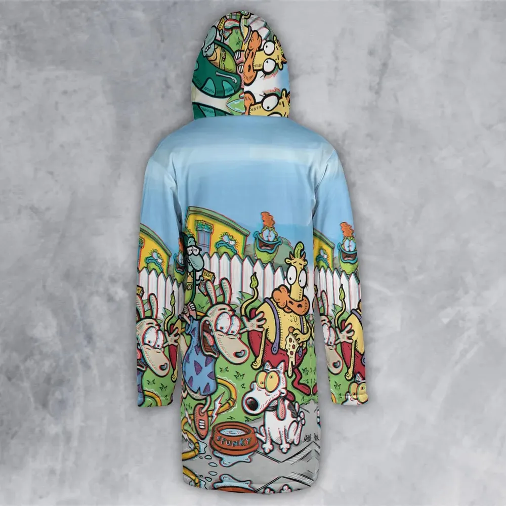 Spunky Style Rocko's Modern Life Hooded Cloak Coat - 3