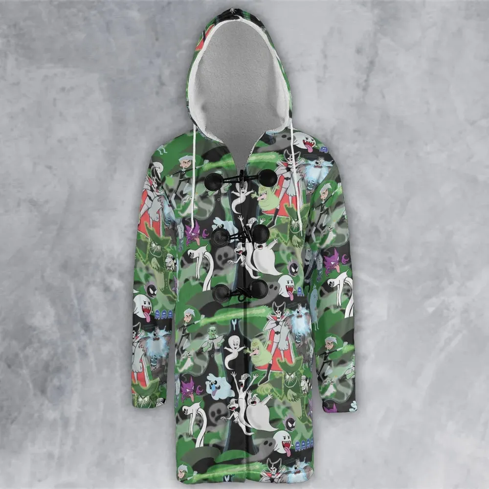 Ghost Cartoon Characters Hooded Cloak Coat - 2