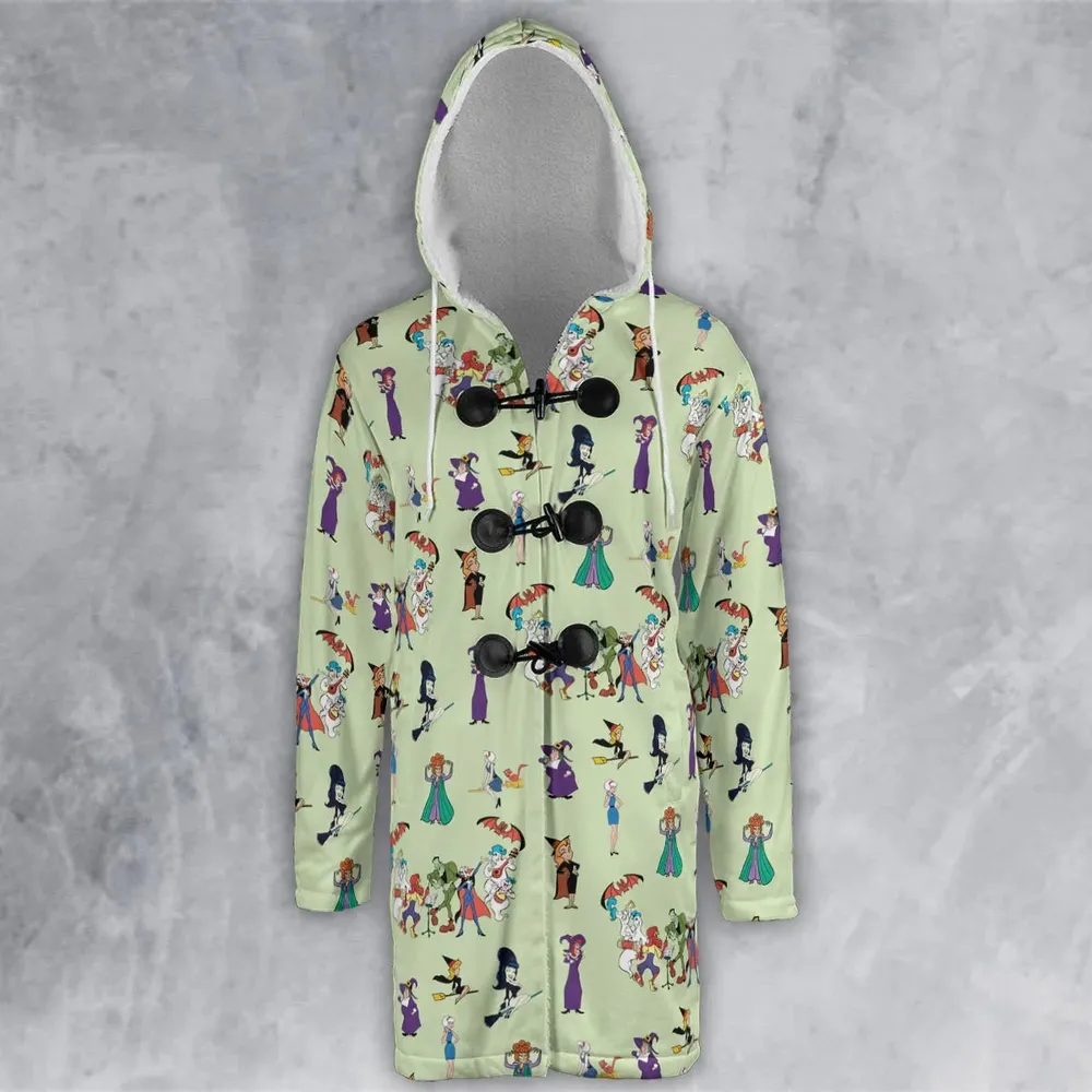 Witches Cartoon Characters Hooded Cloak Coat - 2