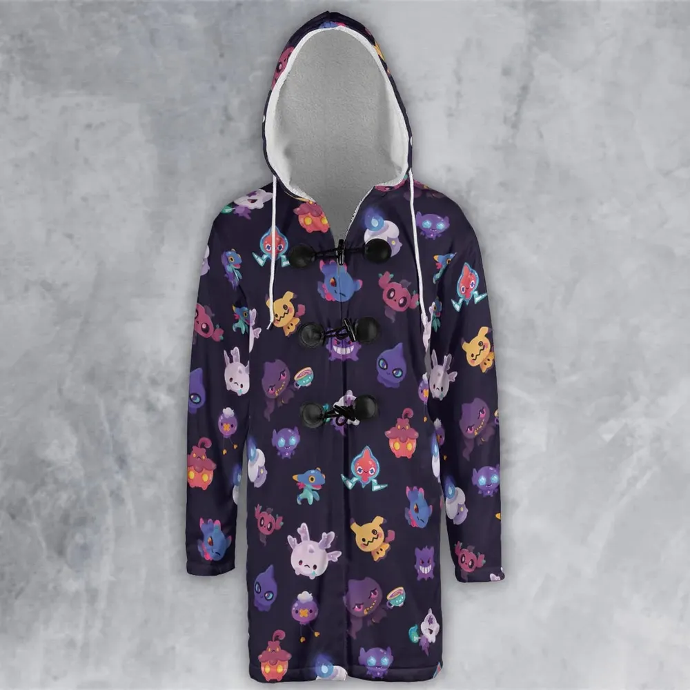 Cute Ghost Type Hooded Cloak Coat - 2