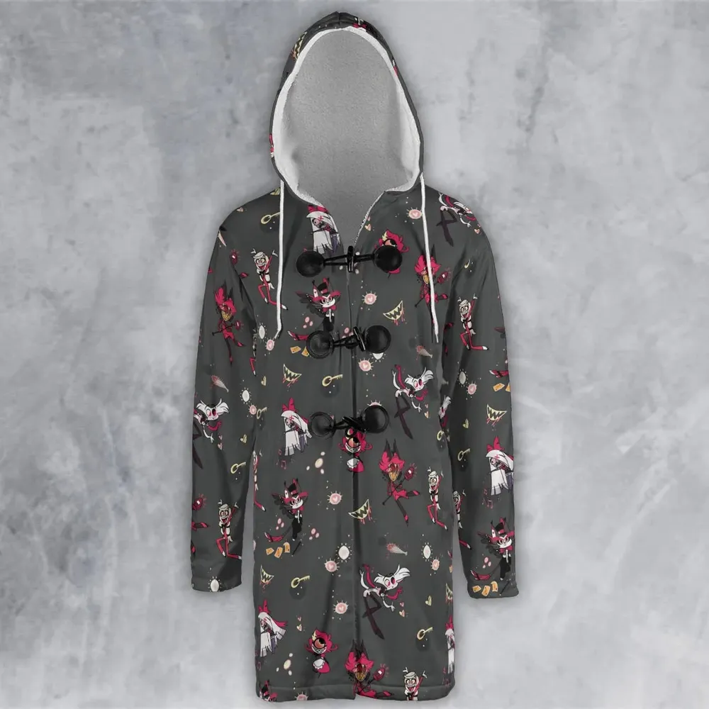 Helluva Hazbin Hooded Cloak Coat - 2