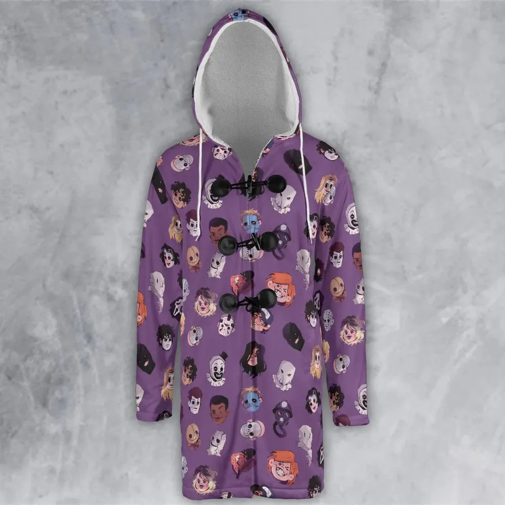 Happy Octubre! Hooded Cloak Coat - 2