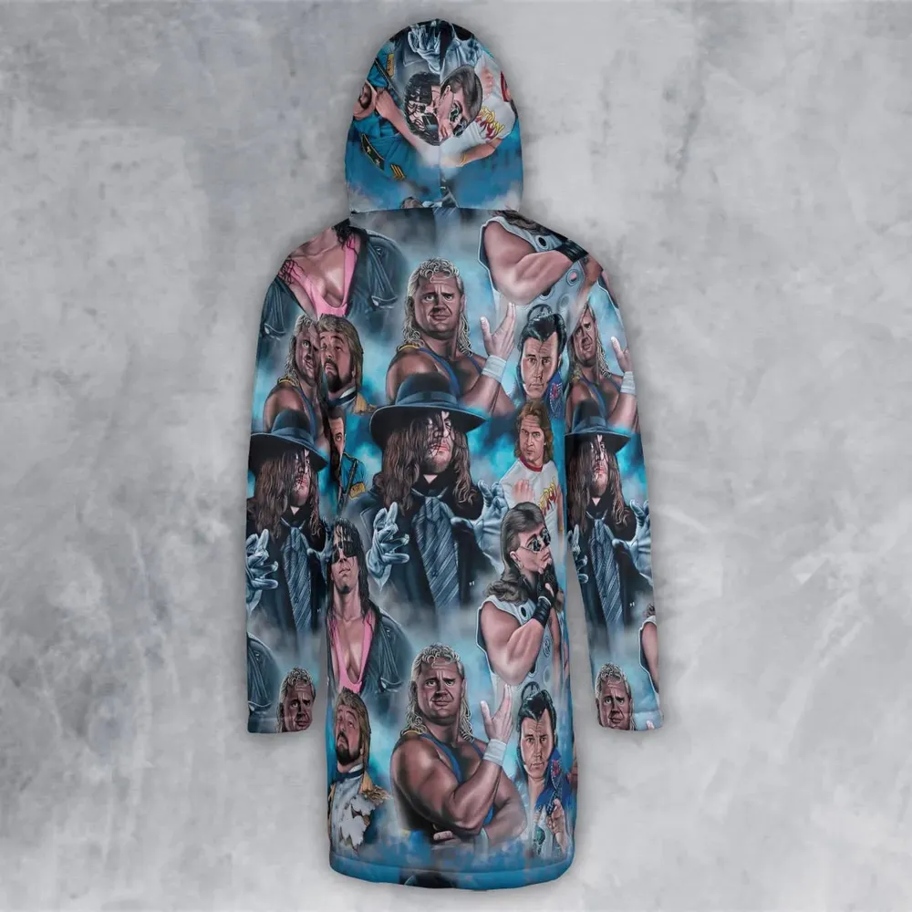 90s Wrestlers Hooded Cloak Coat - 3