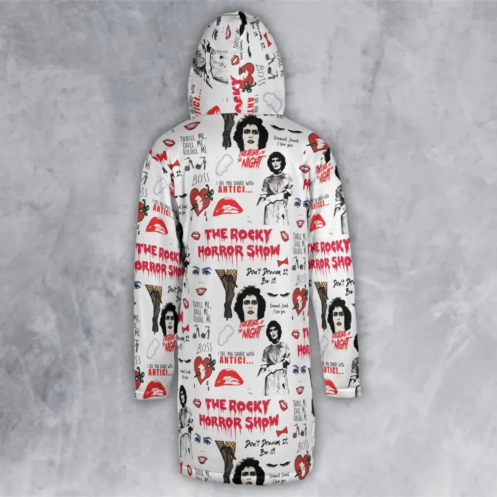 The Rocky Horror Picture Show Pattern Hooded Cloak Coat - 3