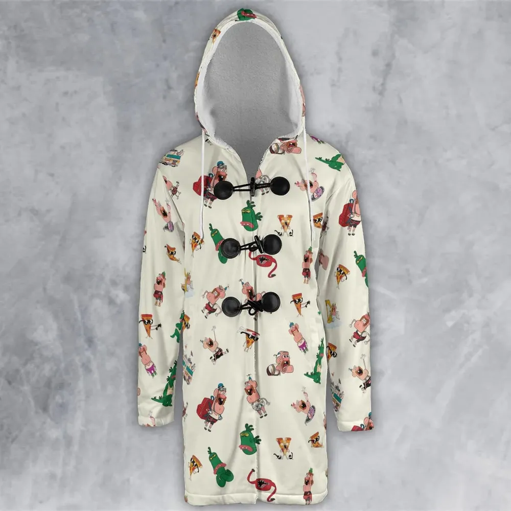 Magic Realism Uncle Grandpa Hooded Cloak Coat - 2