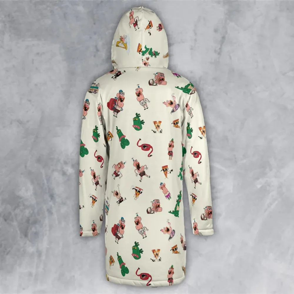 Magic Realism Uncle Grandpa Hooded Cloak Coat - 3
