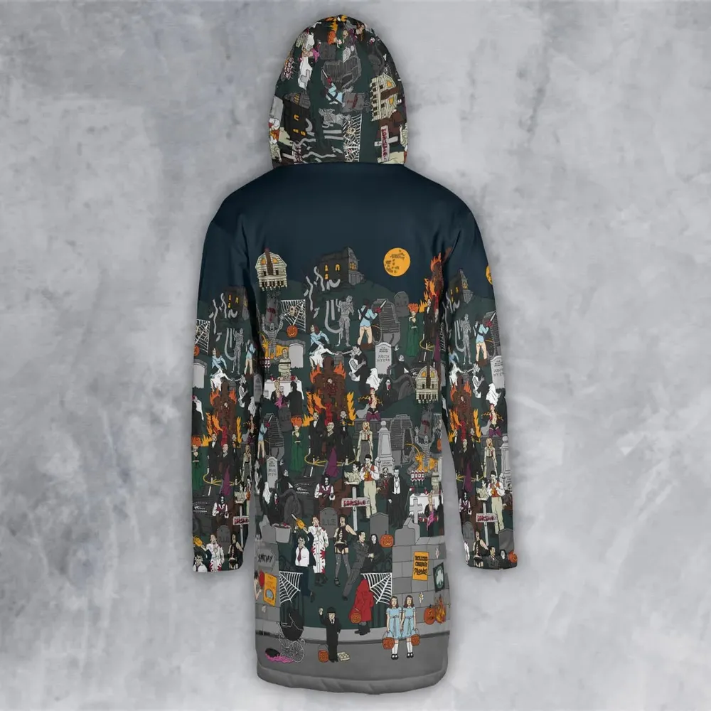Horror Street Hooded Cloak Coat - 3
