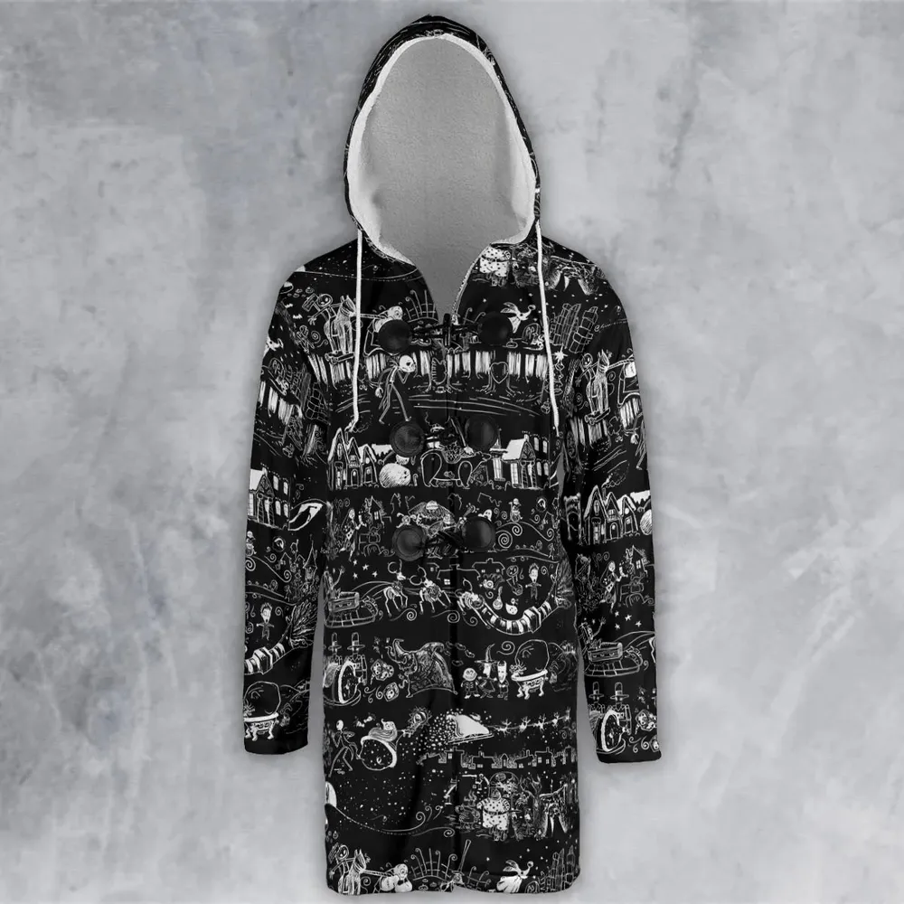 Nightmare Journey Hooded Cloak Coat - 2