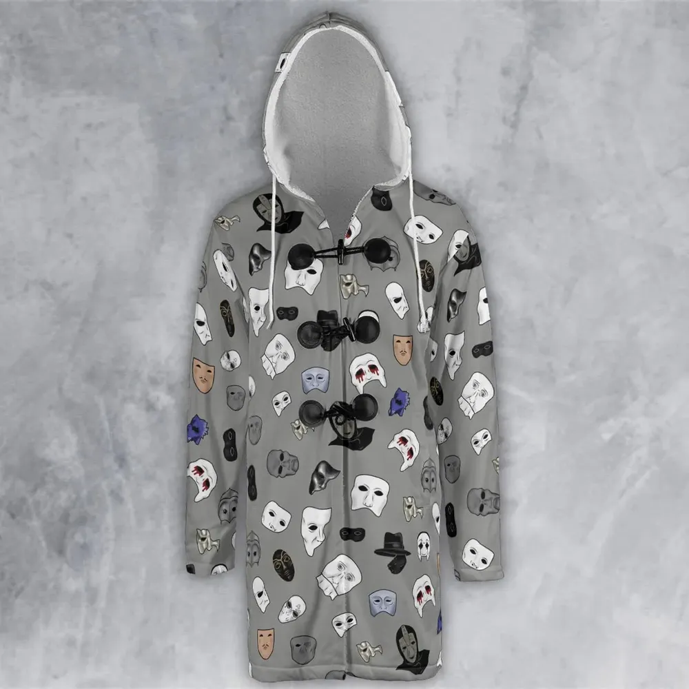 Masks of Phantom of Opera Hooded Cloak Coat - 2