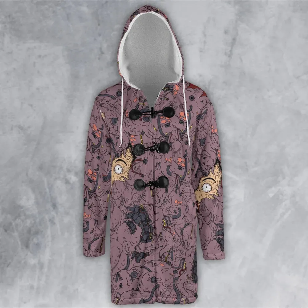 Uncontrollable Power Akira Hooded Cloak Coat - 2