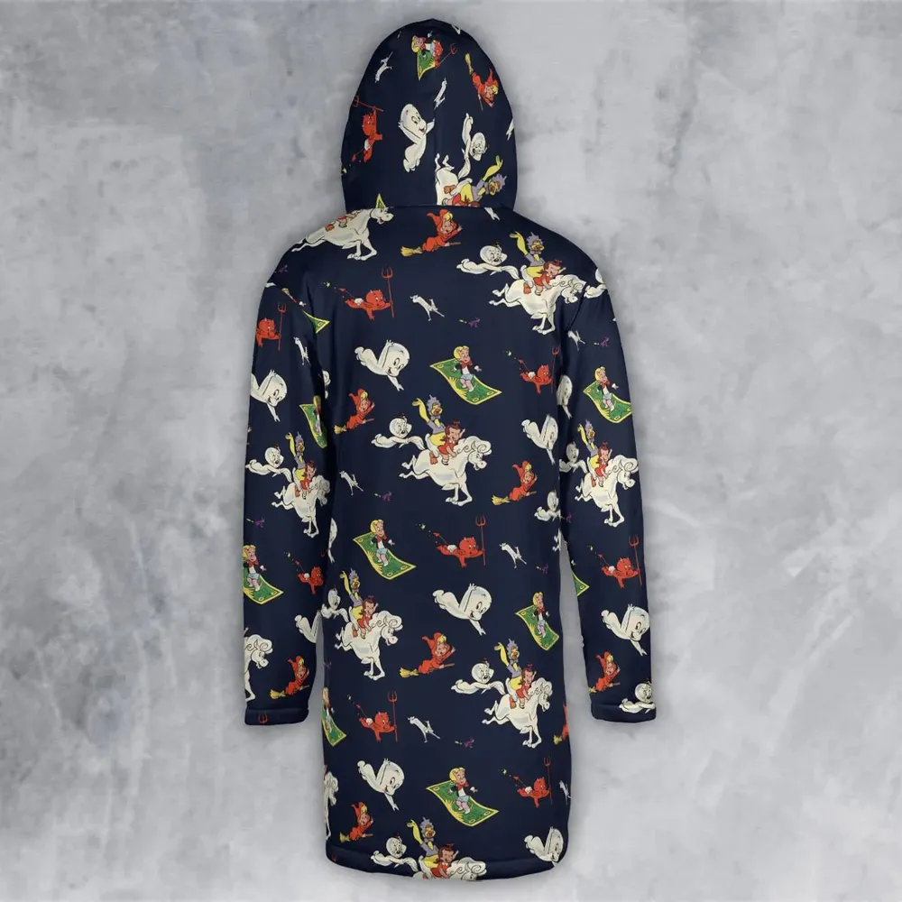 Casper Richie Rich Harvey Comic Characters Hooded Cloak Coat - 3