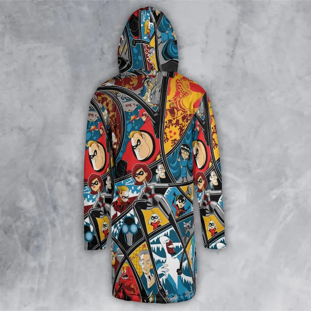 The Incredibles cartoon Hooded Cloak Coat - 3