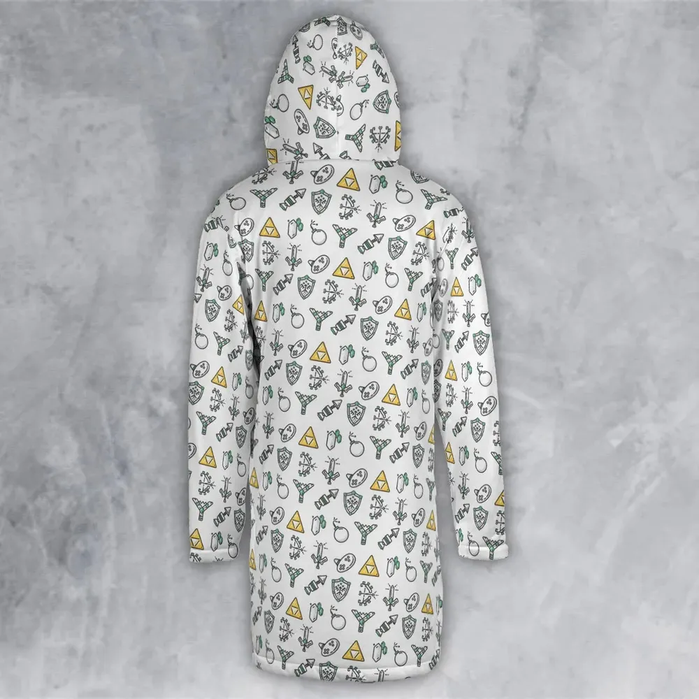 The Zelda Pixel Style Hooded Cloak Coat - 3