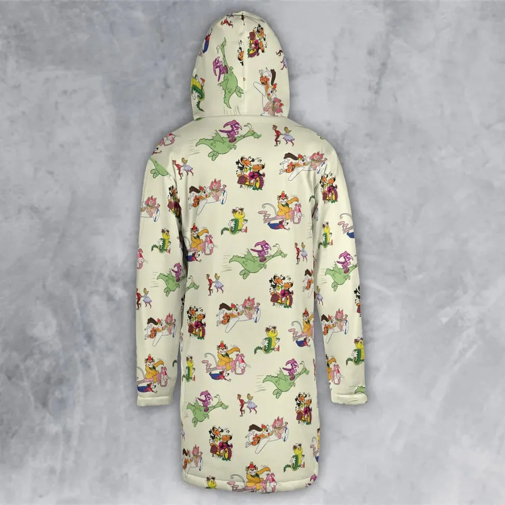NBC Vintage Cartoon Hooded Cloak Coat - 3