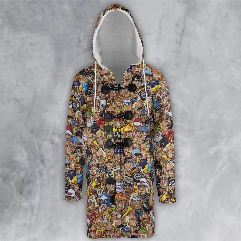 Classic Wrestlers Hooded Cloak Coat - 2