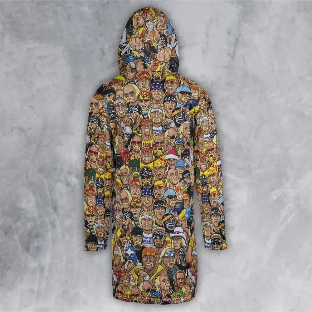 Classic Wrestlers Hooded Cloak Coat - 3