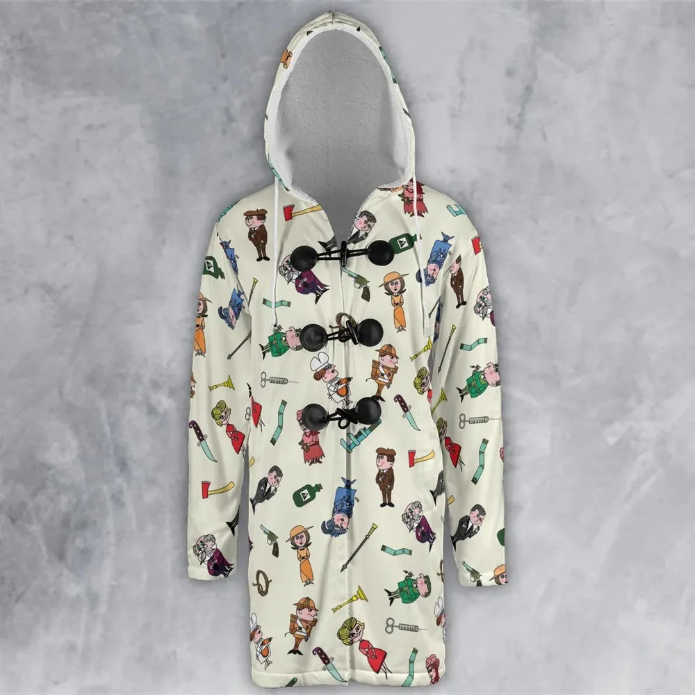 Clue Board Game Characters Hooded Cloak Coat - 2
