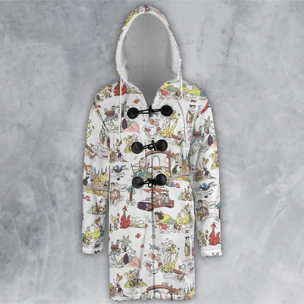 Stone Age Life The Flintstone Hooded Cloak Coat - 2
