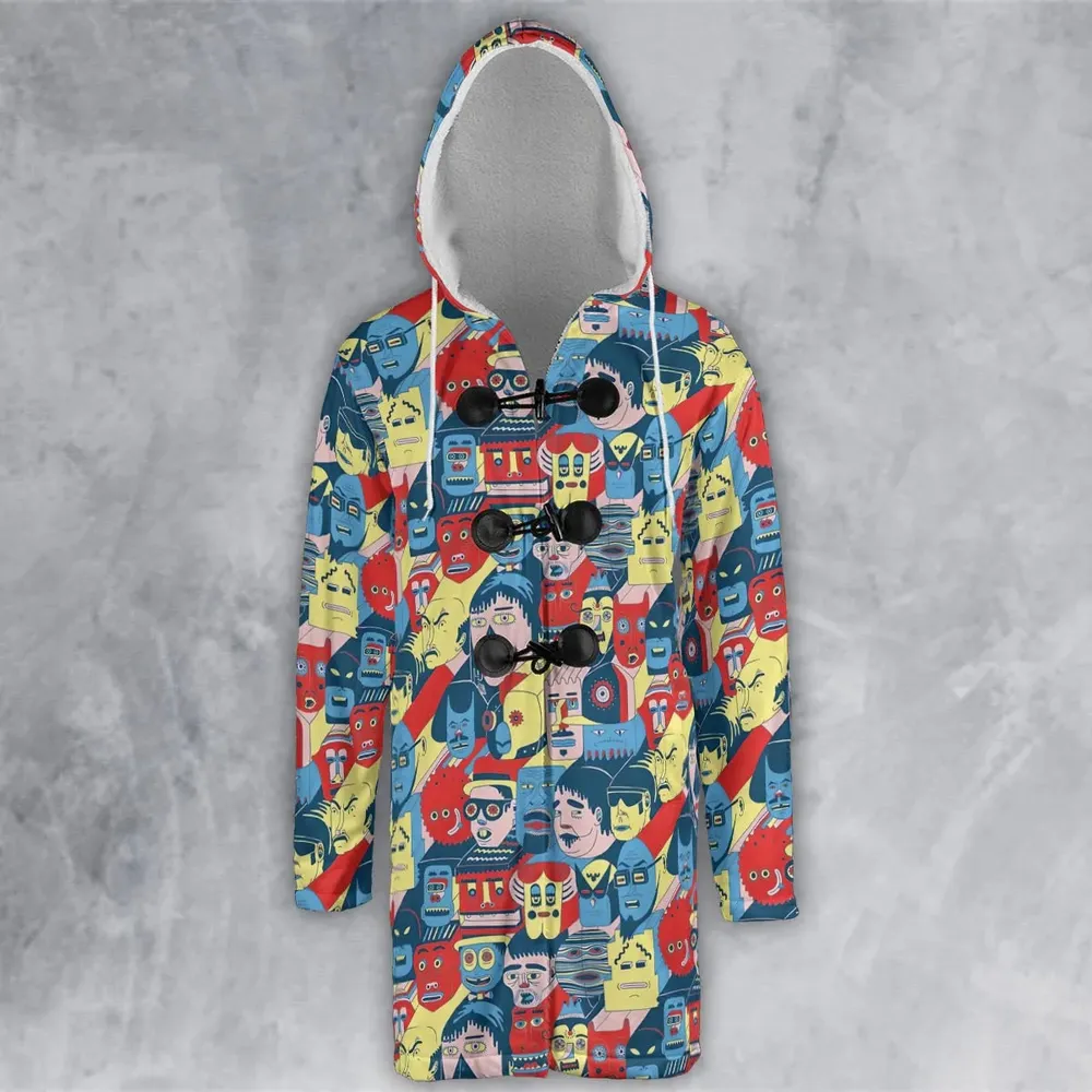 Trash Monsters Adult Swim Hooded Cloak Coat - 2