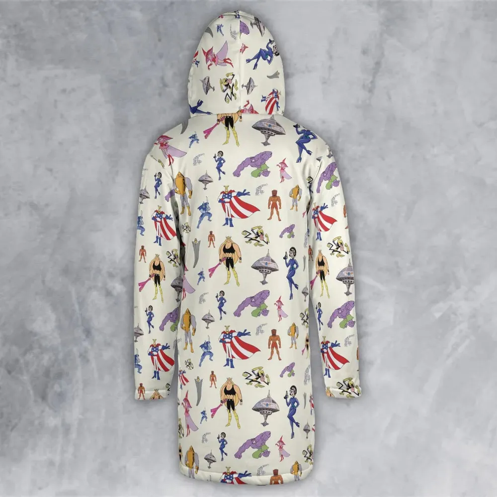 The Justice Friends Characters Hooded Cloak Coat - 3