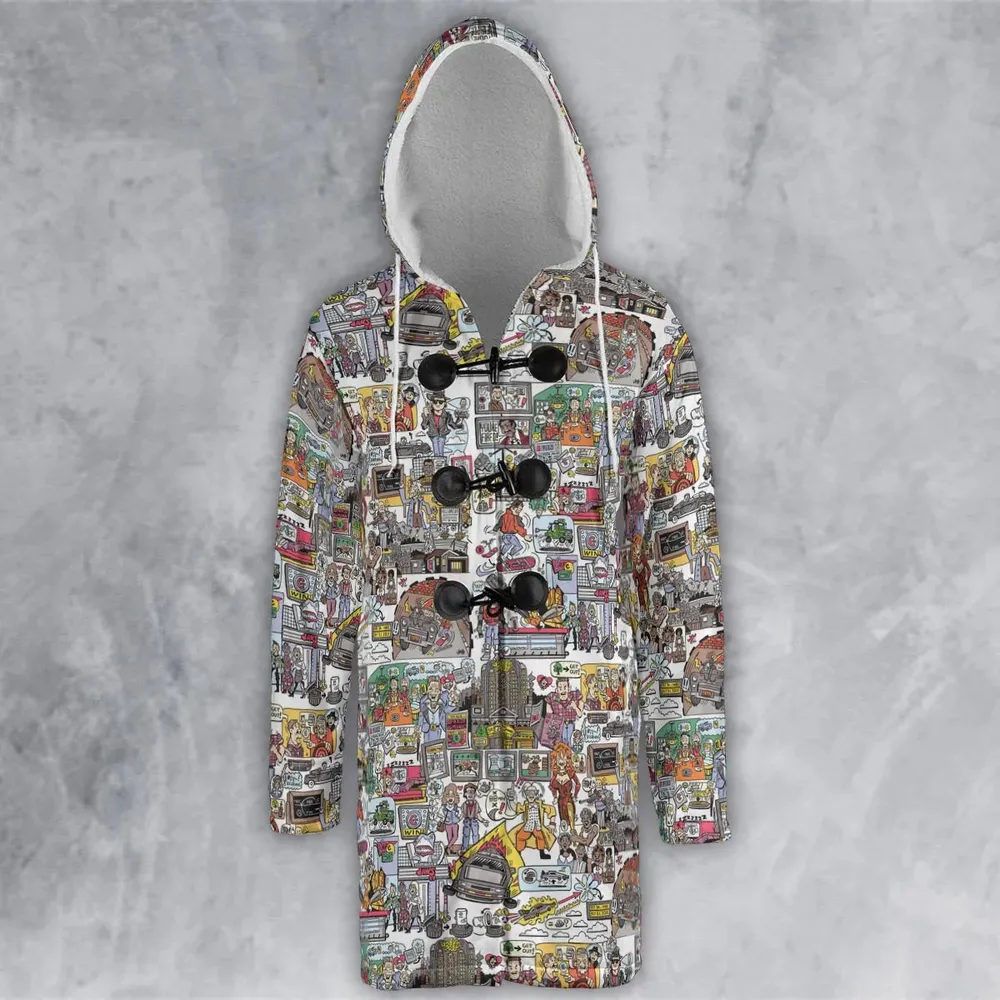 Back To Style Back To The Future Hooded Cloak Coat - 2