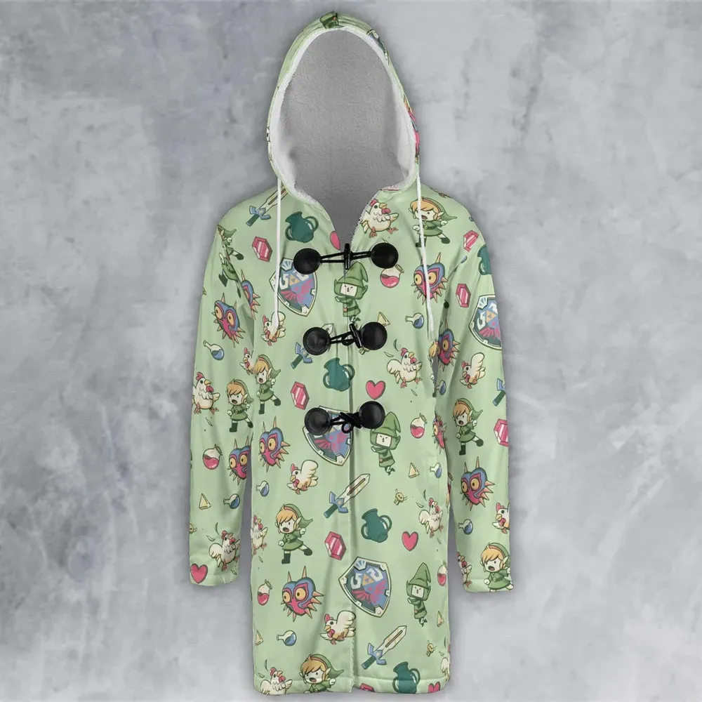 Let's Roll Link The Legend of Zelda Hooded Cloak Coat - 2