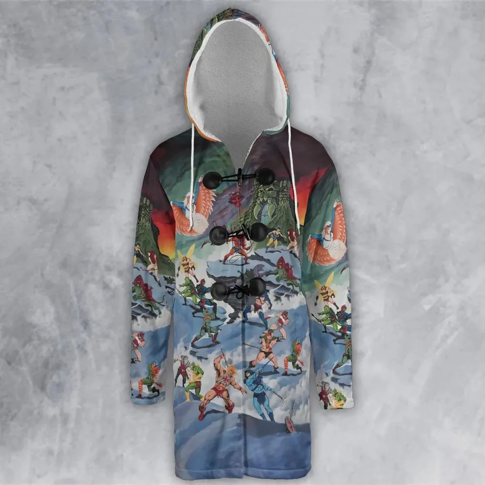MOTU Castle Grayskull Battle Hooded Cloak Coat - 2