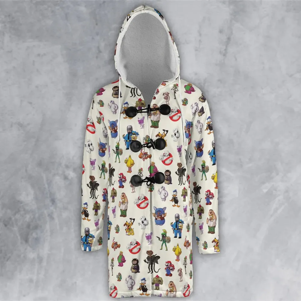 Behind The Face Hooded Cloak Coat - 2