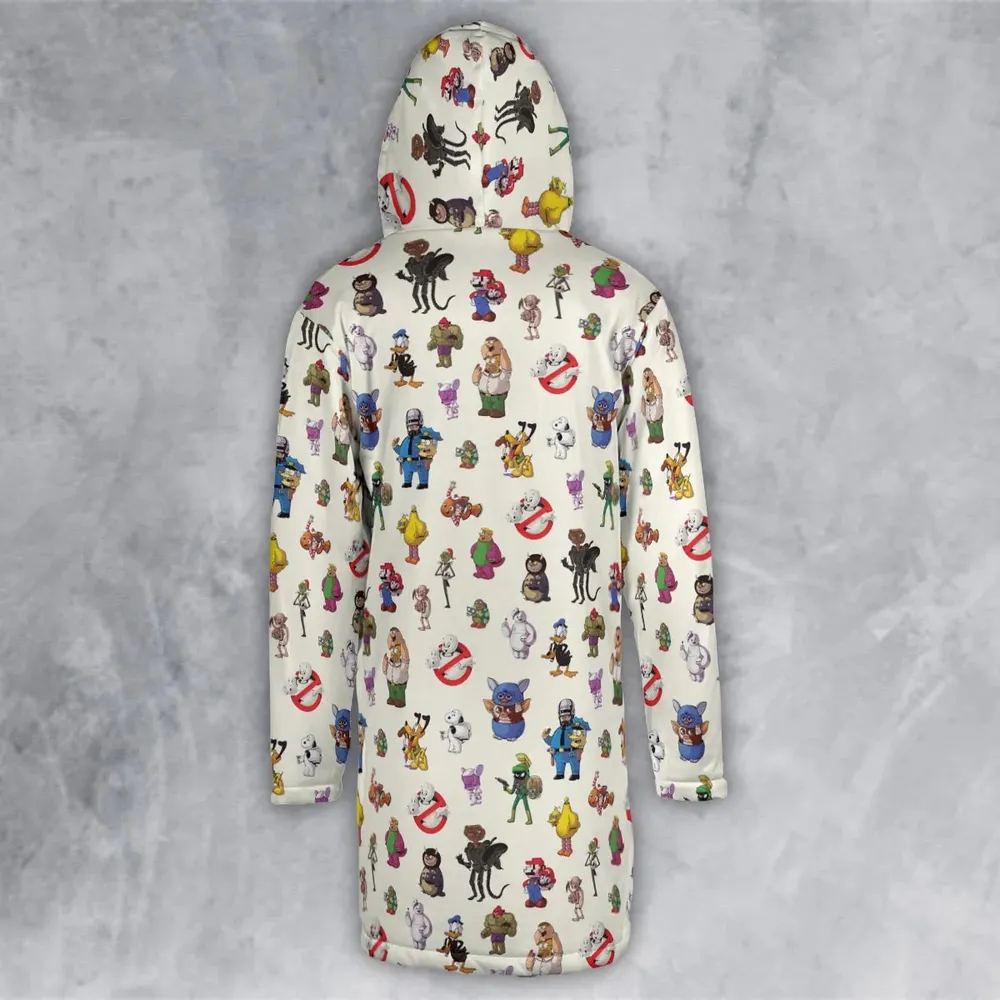 Behind The Face Hooded Cloak Coat - 3