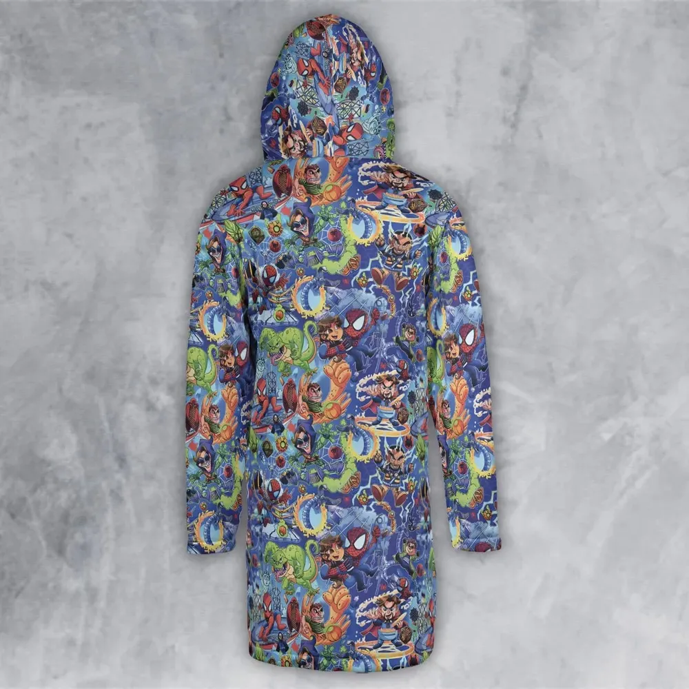 Web Slinger Spider Man Hooded Cloak Coat - 3
