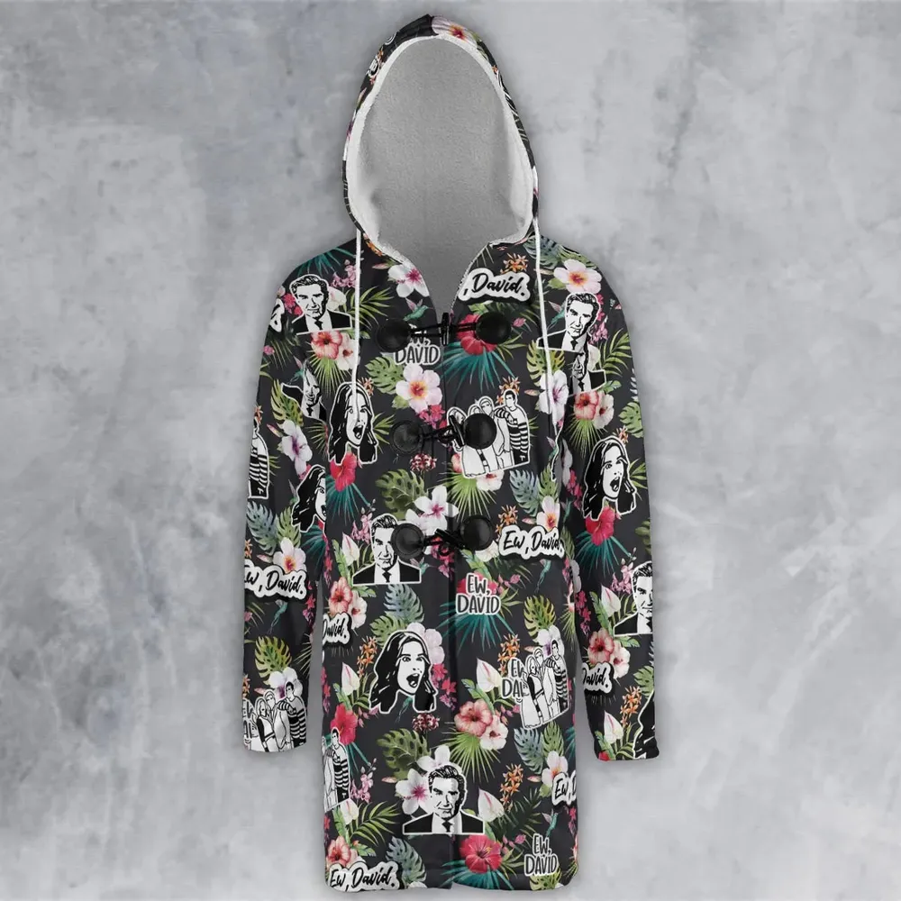 Schitts Creek Tropical Hooded Cloak Coat - 2