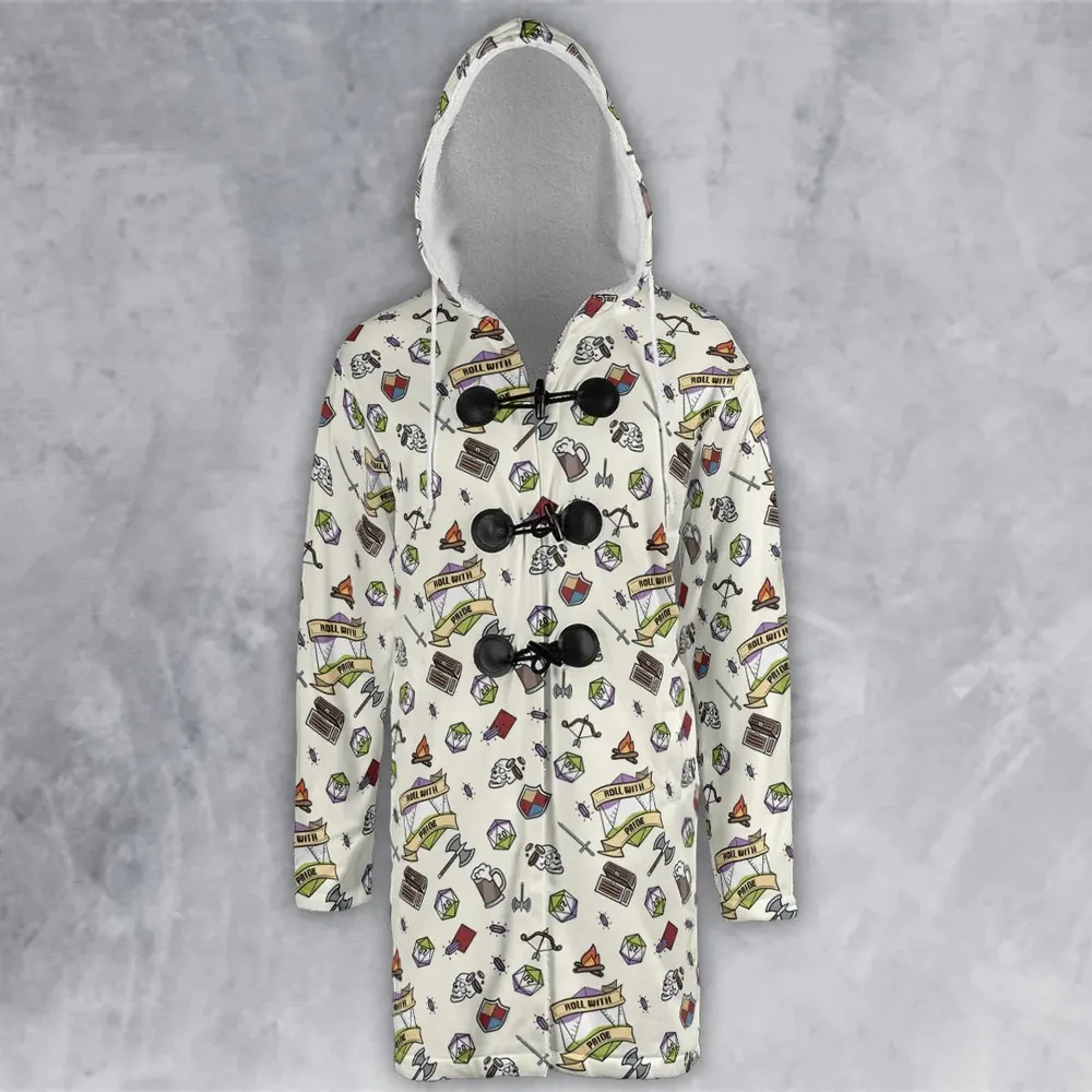 Roll With Pride DnD Hooded Cloak Coat - 2
