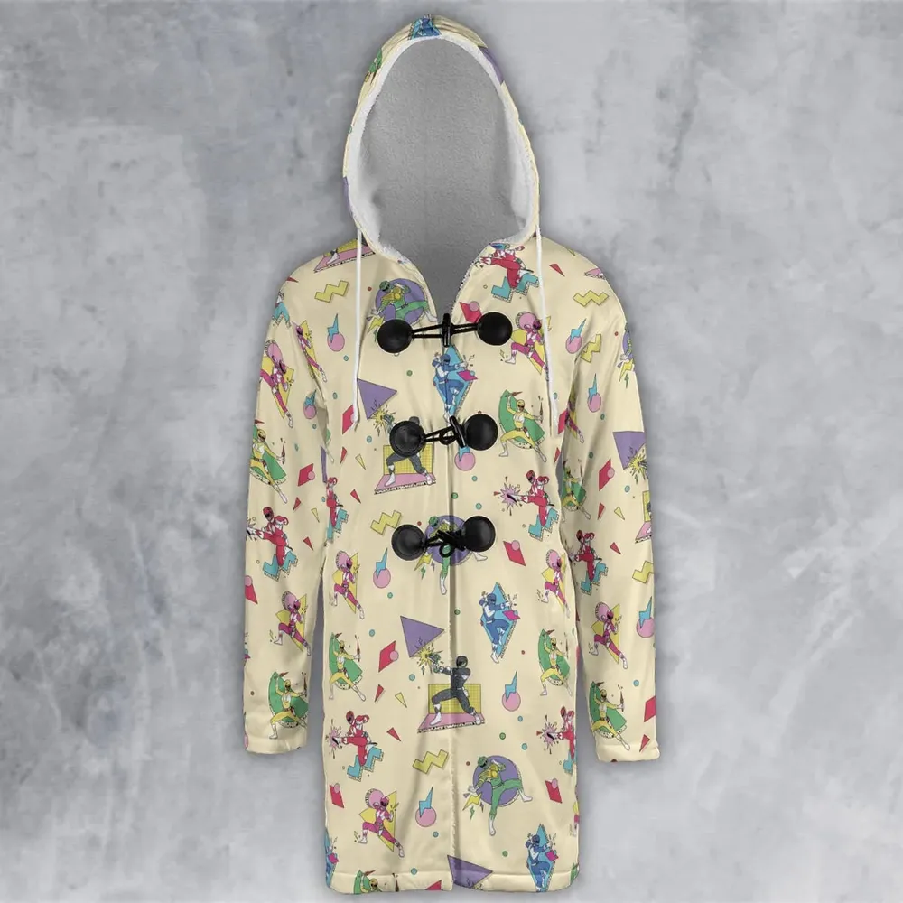 Morphin Team Power Rangers Hooded Cloak Coat - 2