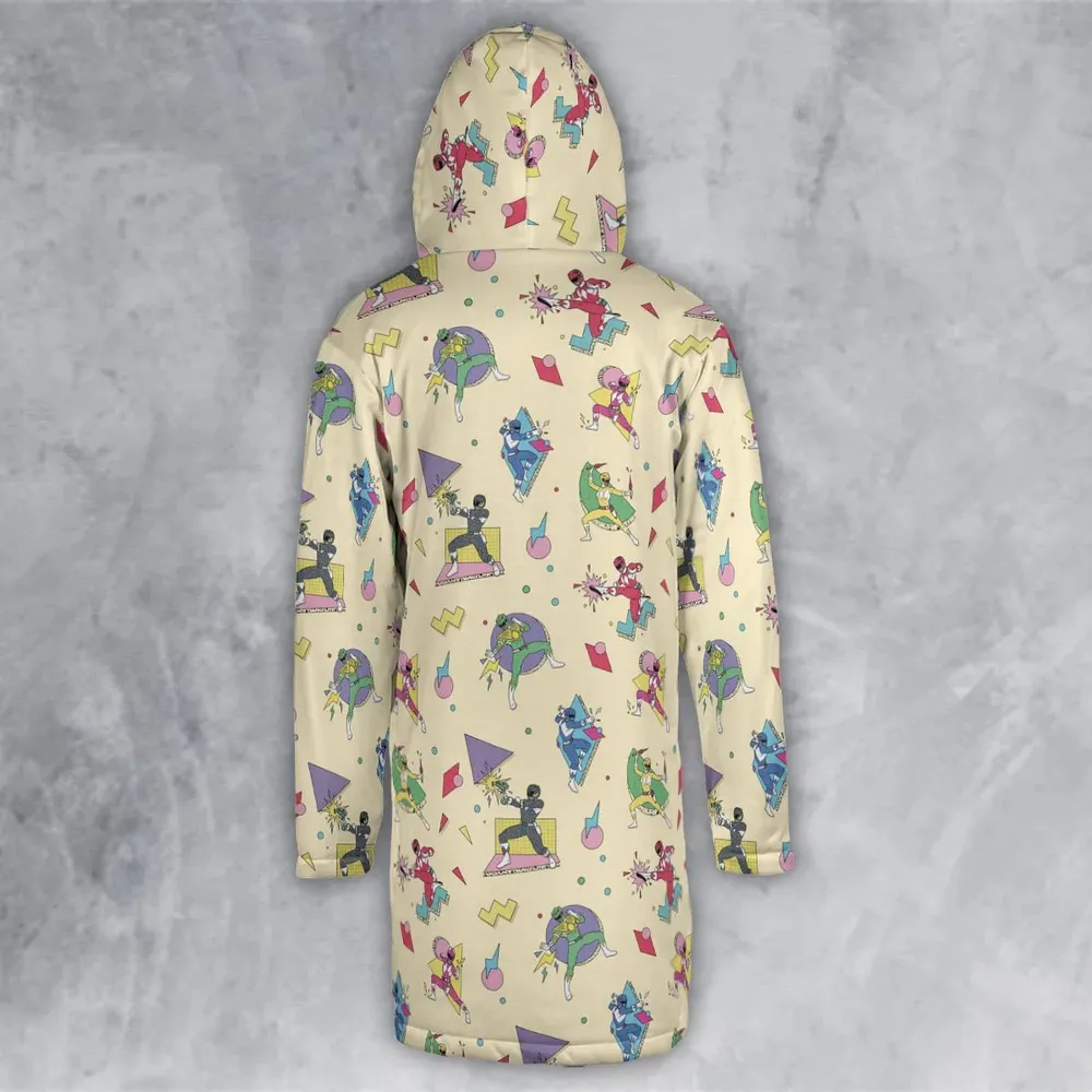 Morphin Team Power Rangers Hooded Cloak Coat - 3