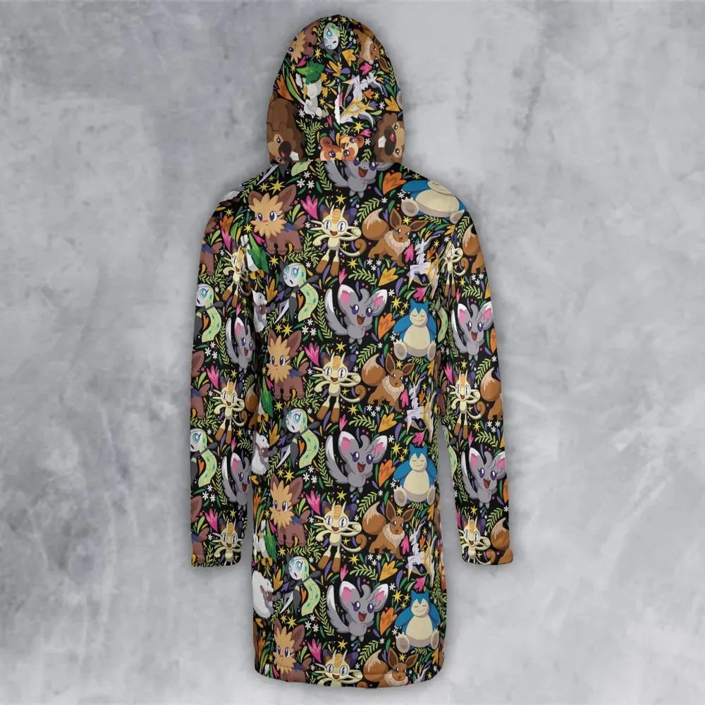 Exotic Tropical Pokemon Hooded Cloak Coat - 3