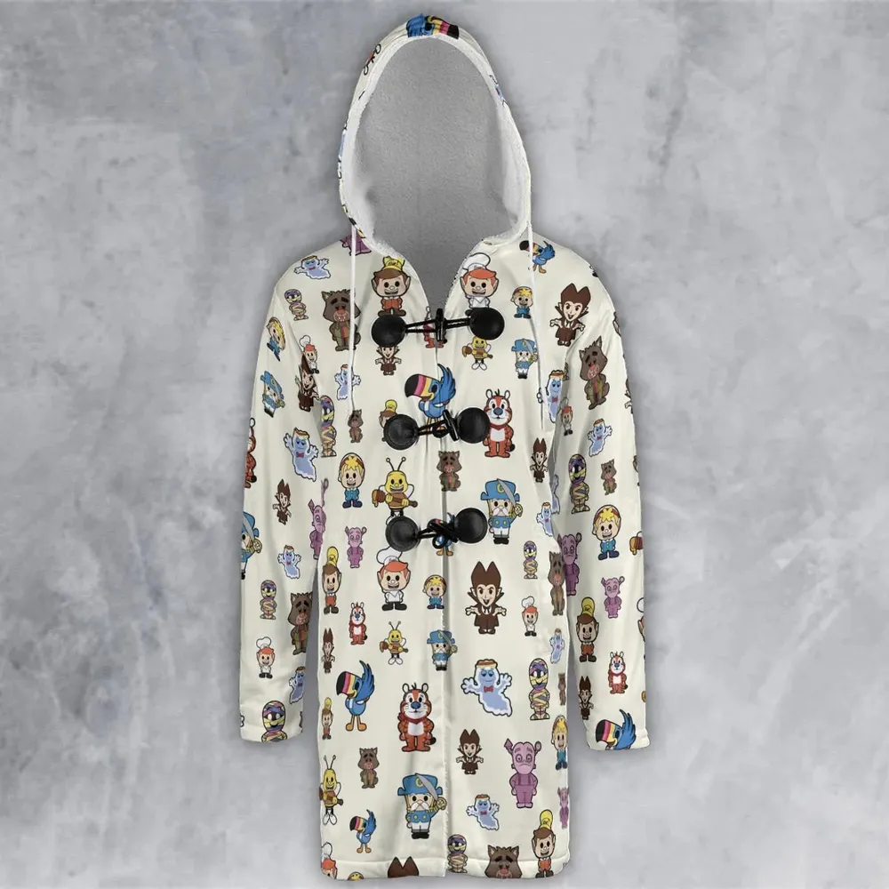 Breakfast Club Cereal Mascot Hooded Cloak Coat - 2