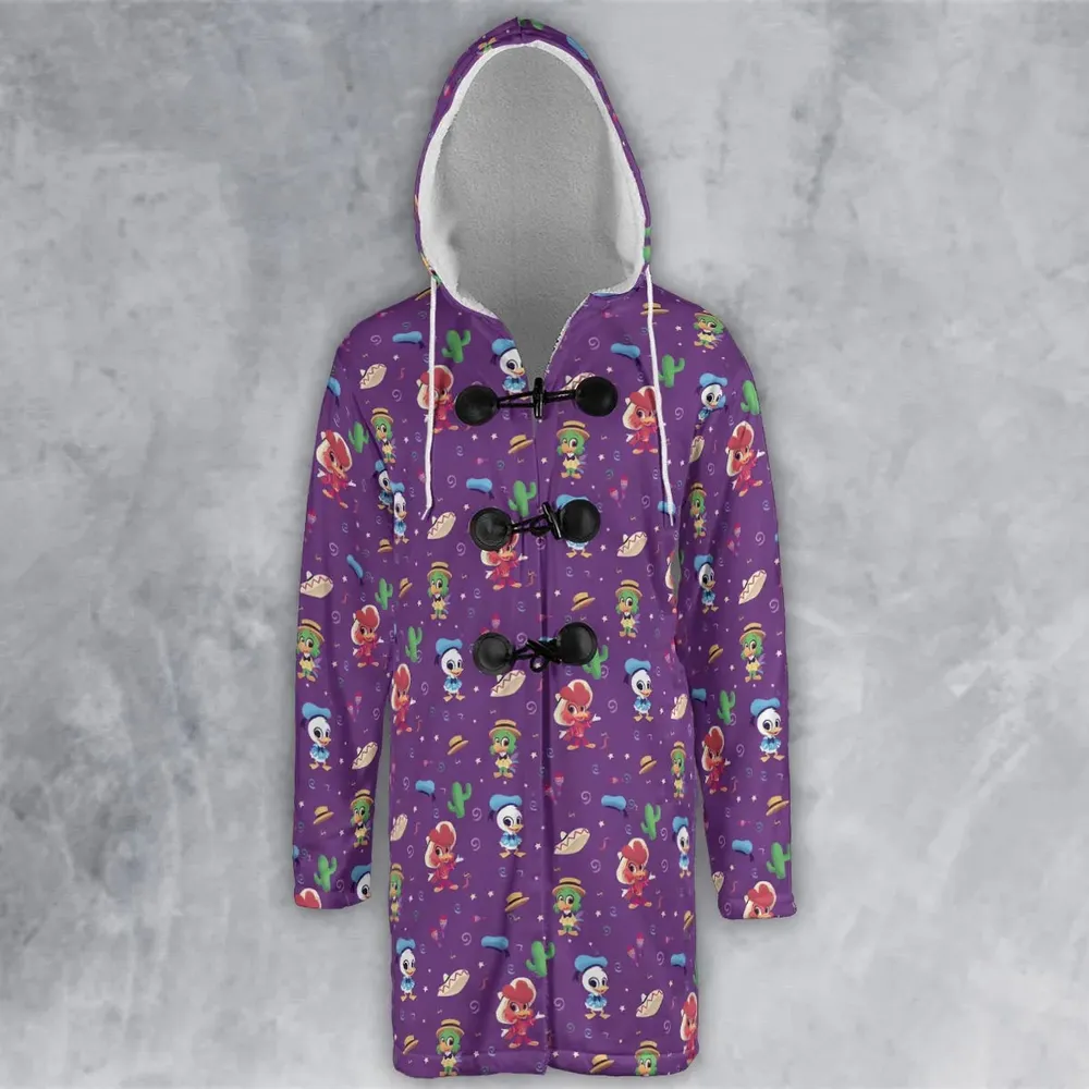Three amigos Donald Ducktales Hooded Cloak Coat - 2