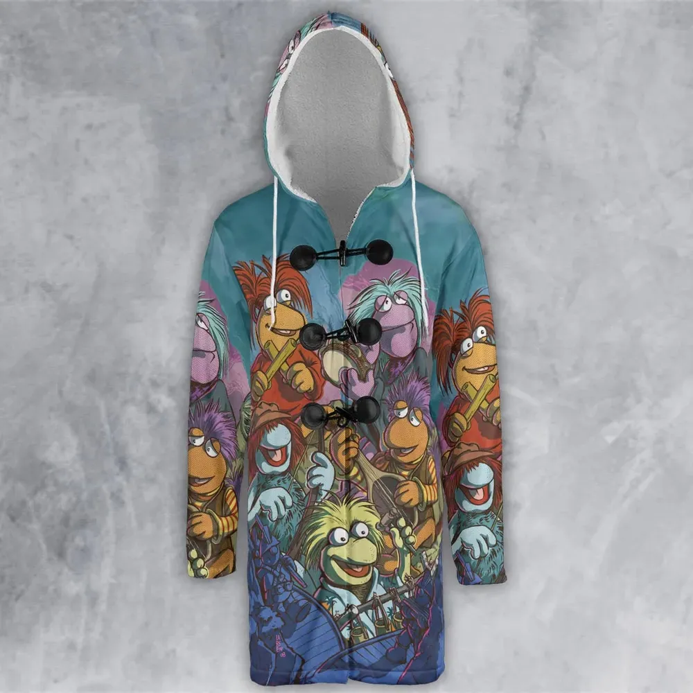Fraggle Rock Larsen The Muppets Hooded Cloak Coat - 2