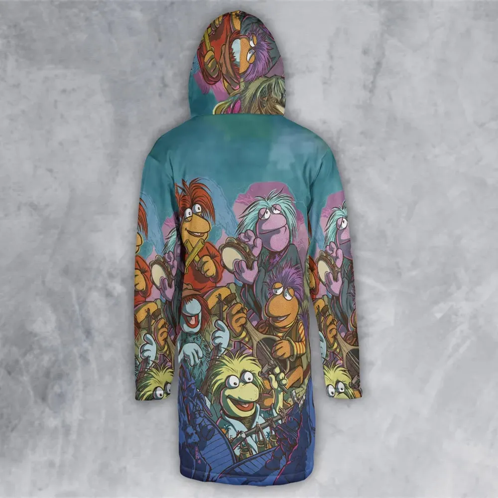 Fraggle Rock Larsen The Muppets Hooded Cloak Coat - 3