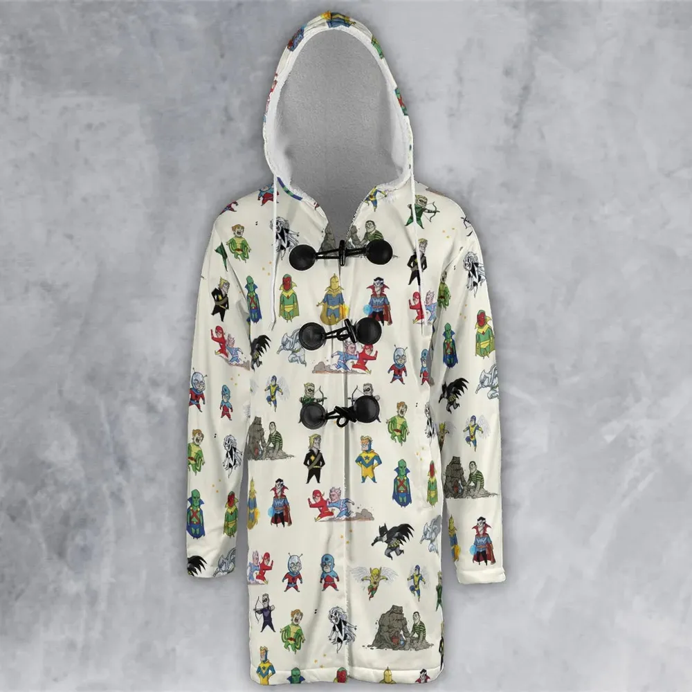 Chillin' and Battle Marvel vs DCU Hooded Cloak Coat - 2