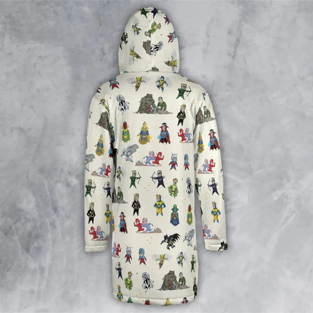Chillin' and Battle Marvel vs DCU Hooded Cloak Coat - 3