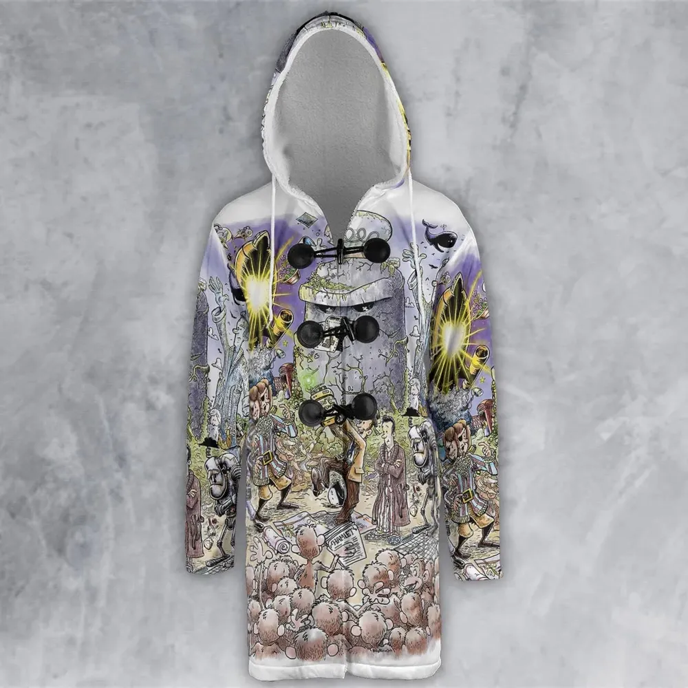 42 Meaning Of Life The Hitchhiker's Guide to the Galaxy Hooded Cloak Coat - 2