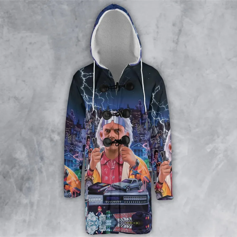 Great Scott! Back To The Future Hooded Cloak Coat - 2