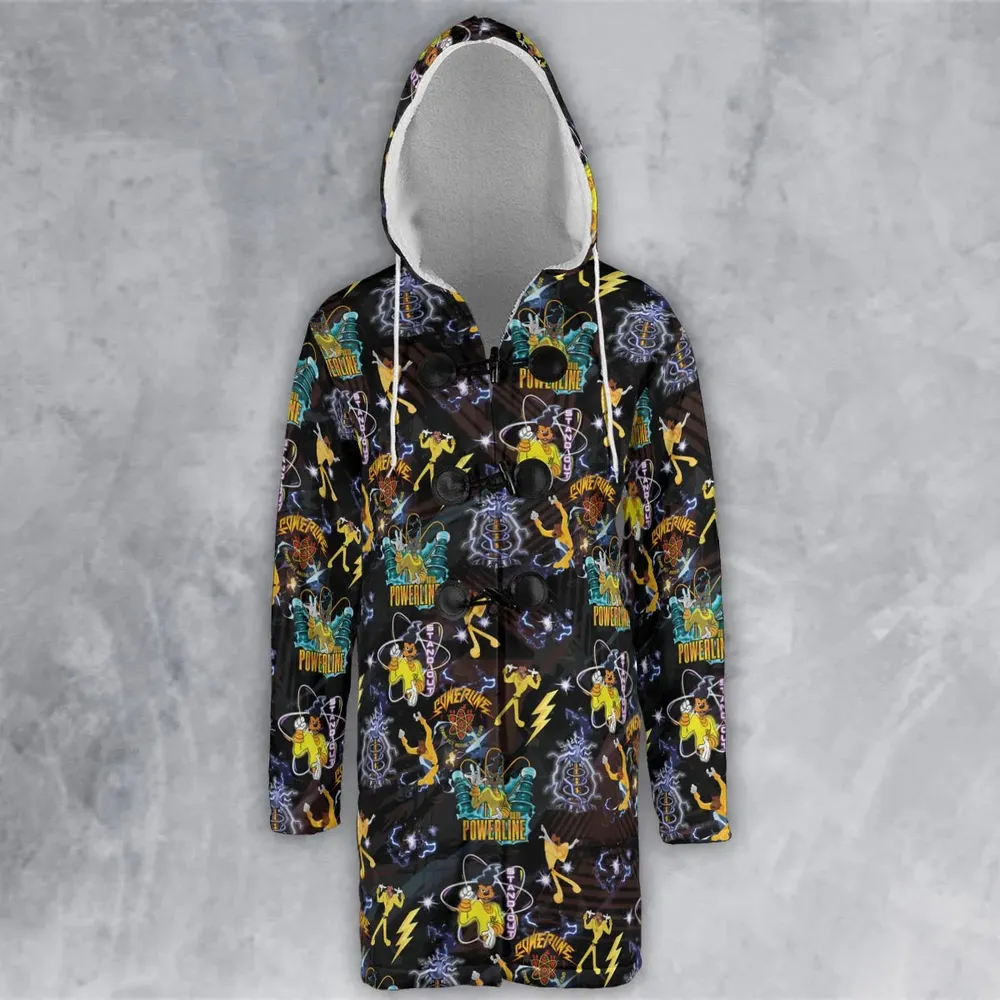 Powerline Concert A Goofy Movie Hooded Cloak Coat - 2
