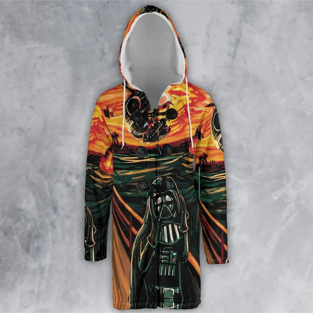 Vader Scream Darth Vader Hooded Cloak Coat - 2